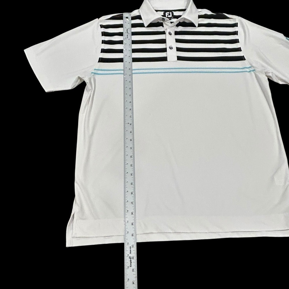 Footjoy x Caledonia Men's Performance Golf Polo Shirt Sz Large Short Sleeve - Picture 8 of 8